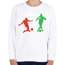 PRINTFASHION Magyar csapat - Gyerek pulóver - Fehér gyerek pulóver, kardigán