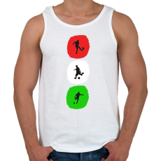 PRINTFASHION Magyar foci - Férfi atléta - Fehér