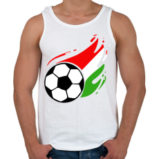 PRINTFASHION Magyar foci - Férfi atléta - Fehér