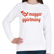 PRINTFASHION Magyar gyártmány - Női pulóver - Fehér női pulóver, kardigán