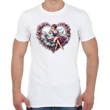 PRINTFASHION Magyar lány - Férfi póló - Fehér férfi póló