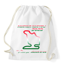 PRINTFASHION Magyar Nagydij 02 - Sportzsák, Tornazsák - Fehér tornazsák