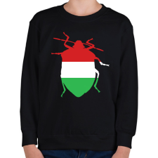 PRINTFASHION Magyar poloska - Gyerek pulóver - Fekete gyerek pulóver, kardigán