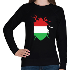 PRINTFASHION Magyar poloska - Női pulóver - Fekete női pulóver, kardigán