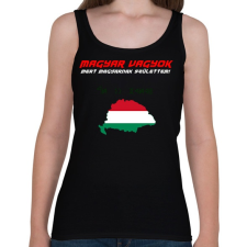 PRINTFASHION magyar vagyok - Női atléta - Fekete női trikó