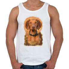 PRINTFASHION Magyar vizsla - Férfi atléta - Fehér