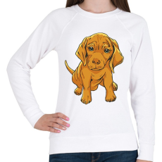 PRINTFASHION Magyar vizsla - Női pulóver - Fehér