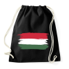 PRINTFASHION Magyar Zászló szurkolóknak - Sportzsák, Tornazsák - Fekete