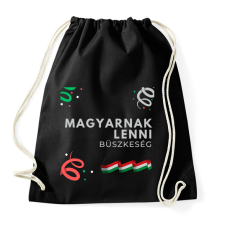 PRINTFASHION Magyarnak lenni - Sportzsák, Tornazsák - Fekete tornazsák