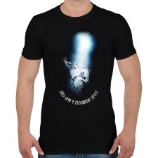 PRINTFASHION Magyarok Angyala - Férfi póló - Fekete férfi póló