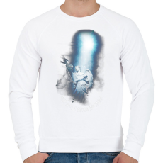 PRINTFASHION Magyarok Angyala - Férfi pulóver - Fehér