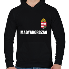 PRINTFASHION Magyarország 2021 - Férfi kapucnis pulóver - Fekete férfi pulóver, kardigán