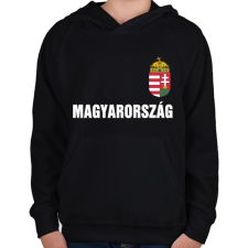 PRINTFASHION Magyarország 2021 - Gyerek kapucnis pulóver - Fekete gyerek pulóver, kardigán