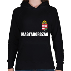 PRINTFASHION Magyarország 2021 - Női kapucnis pulóver - Fekete