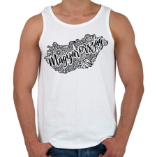 PRINTFASHION Magyarország - Férfi atléta - Fehér atléta, trikó