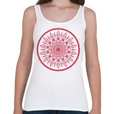 PRINTFASHION Magyaros mandala - Női atléta - Fehér