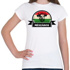 PRINTFASHION Magyaros mészáros - Női póló - Fehér