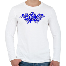 PRINTFASHION Magyaros minta6 - Férfi hosszú ujjú póló - Fehér férfi póló