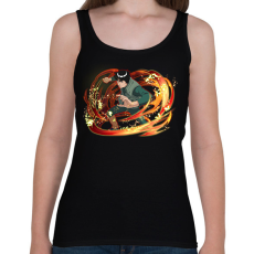 PRINTFASHION Maito Gai - Női atléta - Fekete