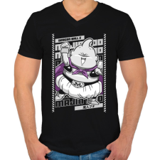 PRINTFASHION Majin Boo - Férfi V-nyakú póló - Fekete férfi póló
