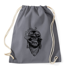 PRINTFASHION Majmok kora - Sportzsák, Tornazsák - Grafitszürke tornazsák