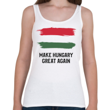 PRINTFASHION MAKE HUNGARY - Női atléta - Fehér női trikó