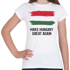 PRINTFASHION MAKE HUNGARY - Női póló - Fehér női póló