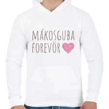 PRINTFASHION Mákosguba Forevör világos háttérre - Férfi kapucnis pulóver - Fehér férfi pulóver, kardigán