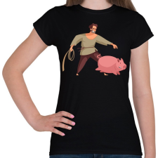 PRINTFASHION Malacfogó - Női póló - Fekete női póló