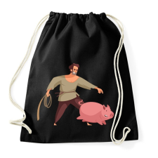 PRINTFASHION Malacfogó - Sportzsák, Tornazsák - Fekete tornazsák