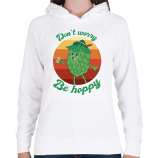 PRINTFASHION Maláta - Női kapucnis pulóver - Fehér