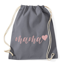 PRINTFASHION Mama - Sportzsák, Tornazsák - Grafitszürke tornazsák