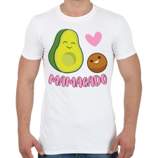 PRINTFASHION Mamacado - Férfi póló - Fehér férfi póló