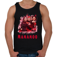 PRINTFASHION Mamamoo - Férfi atléta - Fekete