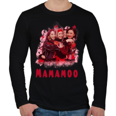 PRINTFASHION Mamamoo - Férfi hosszú ujjú póló - Fekete