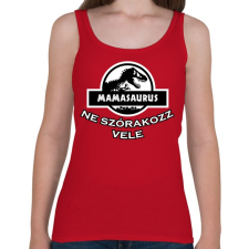 PRINTFASHION MAMASAURUS - Női atléta - Cseresznyepiros női trikó