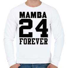 PRINTFASHION Mamba 24 Forever - Férfi pulóver - Fehér