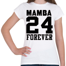 PRINTFASHION Mamba 24 Forever - Női póló - Fehér női póló