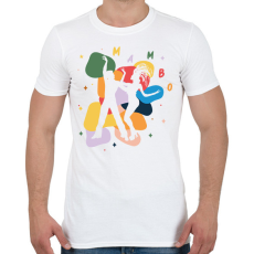 PRINTFASHION Mambo - Férfi póló - Fehér