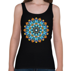 PRINTFASHION mandala - Női atléta - Fekete