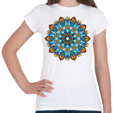 PRINTFASHION mandala - Női póló - Fehér női póló