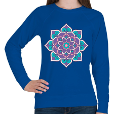 PRINTFASHION Mandala - Női pulóver - Királykék női pulóver, kardigán