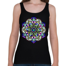 PRINTFASHION mandalas - Női atléta - Fekete
