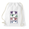 PRINTFASHION Manga szemek - eyes - Sportzsák, Tornazsák - Fehér