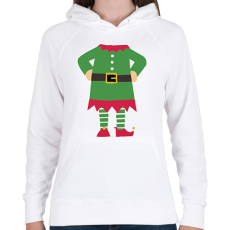 PRINTFASHION Manó jelmez - Női kapucnis pulóver - Fehér