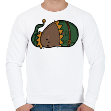 PRINTFASHION Manó krumpli - Férfi pulóver - Fehér férfi pulóver, kardigán