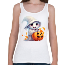 PRINTFASHION Manó szellem - Női atléta - Fehér