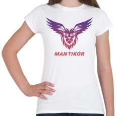 PRINTFASHION Mantikór | Girls - Női póló - Fehér