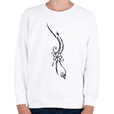 PRINTFASHION Maori hullám2 - Gyerek pulóver - Fehér gyerek pulóver, kardigán