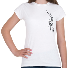 PRINTFASHION Maori hullám2 - Női póló - Fehér